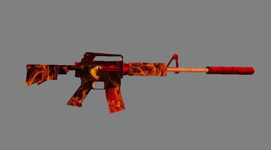 M4A1 RED WOLF +50% УРОН